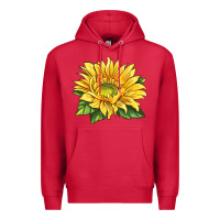 Cardinal starburst greenburst sunflower Premium Hoodie - LillyAllenDesigns