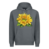 Rock starburst greenburst sunflower Premium Hoodie - LillyAllenDesigns