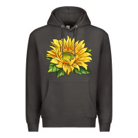 Smoke starburst greenburst sunflower Premium Hoodie - LillyAllenDesigns