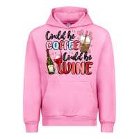 Fuchsia Pink could be coffee could be wine Urban Hoodie - MaliasSmallBusiness