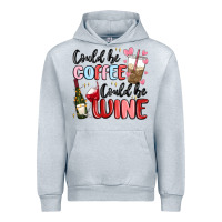 Heather Grey could be coffee could be wine Urban Hoodie - MaliasSmallBusiness
