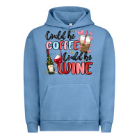 Pigment Pebble Blue could be coffee could be wine Urban Hoodie - MaliasSmallBusiness