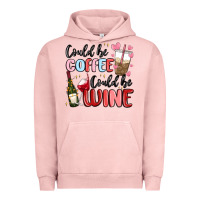 Pigment Salmon could be coffee could be wine Urban Hoodie - MaliasSmallBusiness