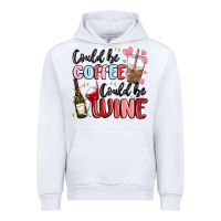 White could be coffee could be wine Urban Hoodie - MaliasSmallBusiness