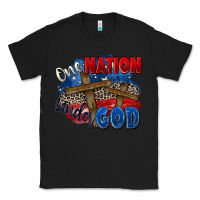 Black one nation under god Classic Tee - Zillion Design Studio