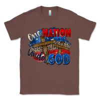 Chestnut one nation under god Classic Tee - Zillion Design Studio