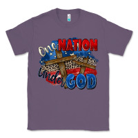 Lavender one nation under god Classic Tee - Zillion Design Studio
