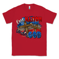 Red one nation under god Classic Tee - Zillion Design Studio