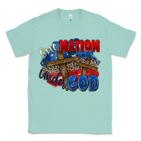 Seafoam one nation under god Classic Tee - Zillion Design Studio