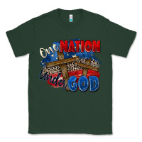Sports Green one nation under god Classic Tee - Zillion Design Studio