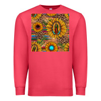 Cardinal our lady of guadalupe sunflower  seamless pattern Premium Sweatshirt - JahusDesignShop