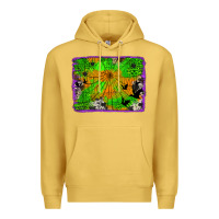 Antique Gold leopard cowhide halloween background Premium Hoodie - Jasminsmagicworld