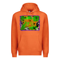 Carrot leopard cowhide halloween background Premium Hoodie - Jasminsmagicworld