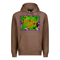 Chestnut leopard cowhide halloween background Premium Hoodie - Jasminsmagicworld