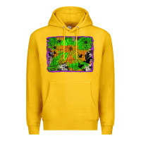 Lemon leopard cowhide halloween background Premium Hoodie - Jasminsmagicworld