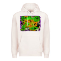 Pale Pink leopard cowhide halloween background Premium Hoodie - Jasminsmagicworld