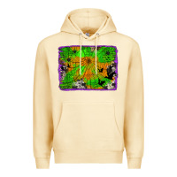 Pina Colada leopard cowhide halloween background Premium Hoodie - Jasminsmagicworld
