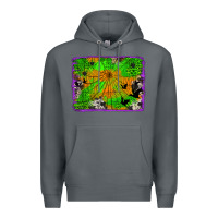 Rock leopard cowhide halloween background Premium Hoodie - Jasminsmagicworld