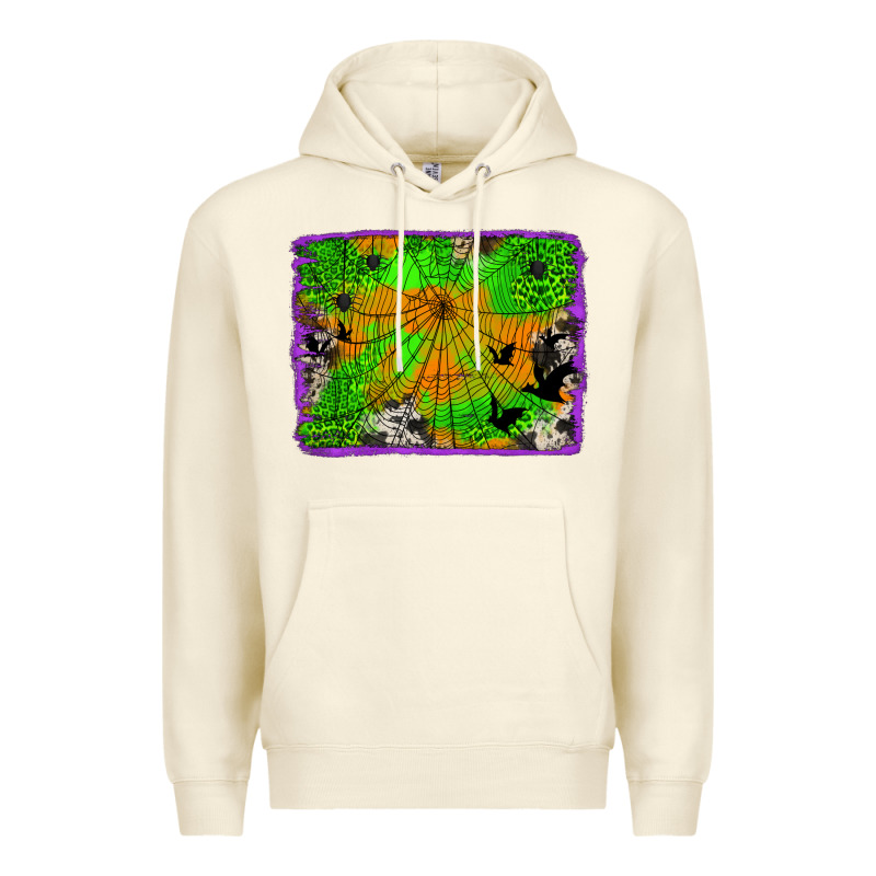 Leopard Cowhide Halloween Background Premium Hoodie by Jasminsmagicworld | Teevron