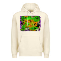 Sandshell leopard cowhide halloween background Premium Hoodie - Jasminsmagicworld