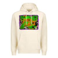 Tofu leopard cowhide halloween background Premium Hoodie - Jasminsmagicworld