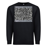 Black grey leopard Premium Sweatshirt - JahusDesignShop
