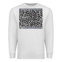 Oatmeal Heather grey leopard Premium Sweatshirt - JahusDesignShop