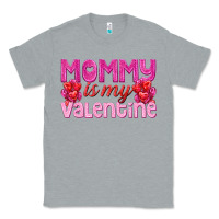 Heather Grey mommy is valentine Classic Tee - texasbilliewilder