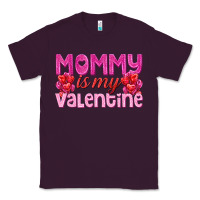 Plum mommy is valentine Classic Tee - texasbilliewilder