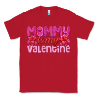 Red mommy is valentine Classic Tee - texasbilliewilder