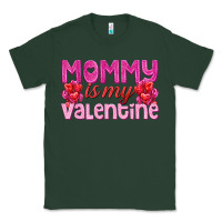 Sports Green mommy is valentine Classic Tee - texasbilliewilder