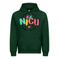 Forest Green nicu where little things matter Urban Hoodie - MaliasSmallBusiness