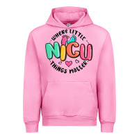 Fuchsia Pink nicu where little things matter Urban Hoodie - MaliasSmallBusiness