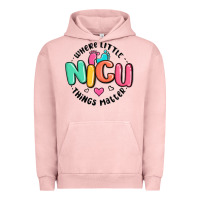 Pigment Salmon nicu where little things matter Urban Hoodie - MaliasSmallBusiness