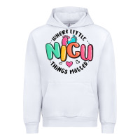 White nicu where little things matter Urban Hoodie - MaliasSmallBusiness