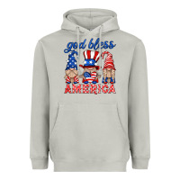 Moon Dust god bless america gnome Heavyweight Hoodie - HRA Design Shop