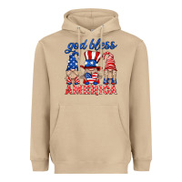 Mushroom god bless america gnome Heavyweight Hoodie - HRA Design Shop