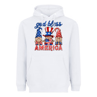 White god bless america gnome Heavyweight Hoodie - HRA Design Shop