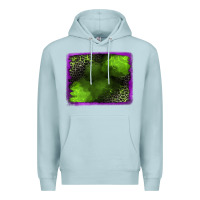 Blue Mist leopard halloween background Premium Hoodie - Jasminsmagicworld