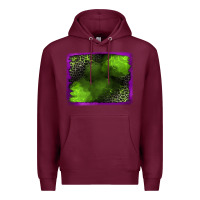 Burgundy leopard halloween background Premium Hoodie - Jasminsmagicworld