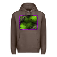 Coffee leopard halloween background Premium Hoodie - Jasminsmagicworld
