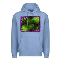 Colony Blue leopard halloween background Premium Hoodie - Jasminsmagicworld