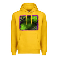 Lemon leopard halloween background Premium Hoodie - Jasminsmagicworld