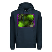 Navy leopard halloween background Premium Hoodie - Jasminsmagicworld