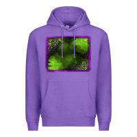 Purple leopard halloween background Premium Hoodie - Jasminsmagicworld