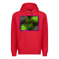 Red leopard halloween background Premium Hoodie - Jasminsmagicworld