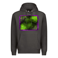 Smoke leopard halloween background Premium Hoodie - Jasminsmagicworld