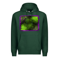 Sports Green leopard halloween background Premium Hoodie - Jasminsmagicworld