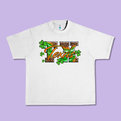 St Patricks Day Texas Urban Heavy Tee Designed By Artiststas