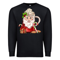 Black santa coffee Premium Sweatshirt - JahusDesignShop